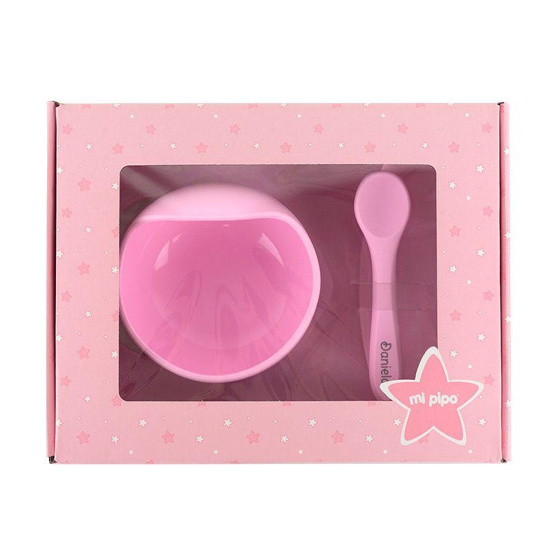 Vajilla Bebe Silicona Personalizada Dino - Nanetes #